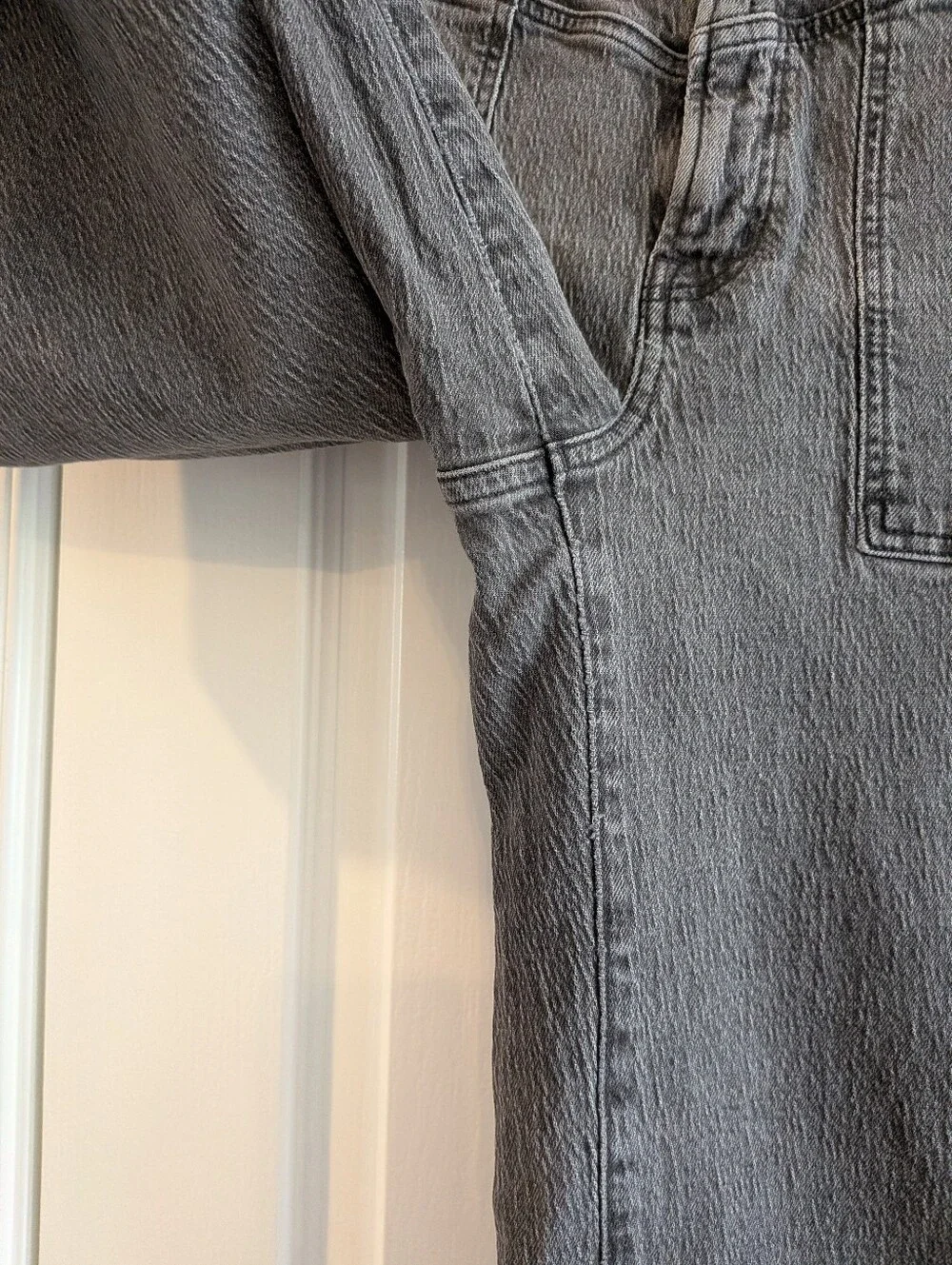 Madewell The Perfect Vintage Wide-Leg Jean Windhaven Wash Patch-Pocket Size 29